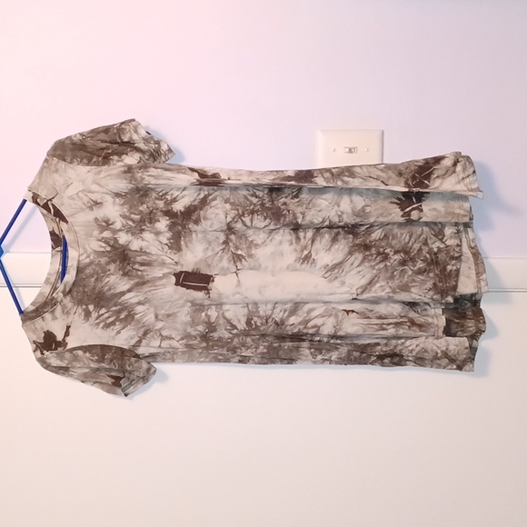 New Women's Tie Dye T-Shirt Flowy Dress Small - Picture 2 of 4